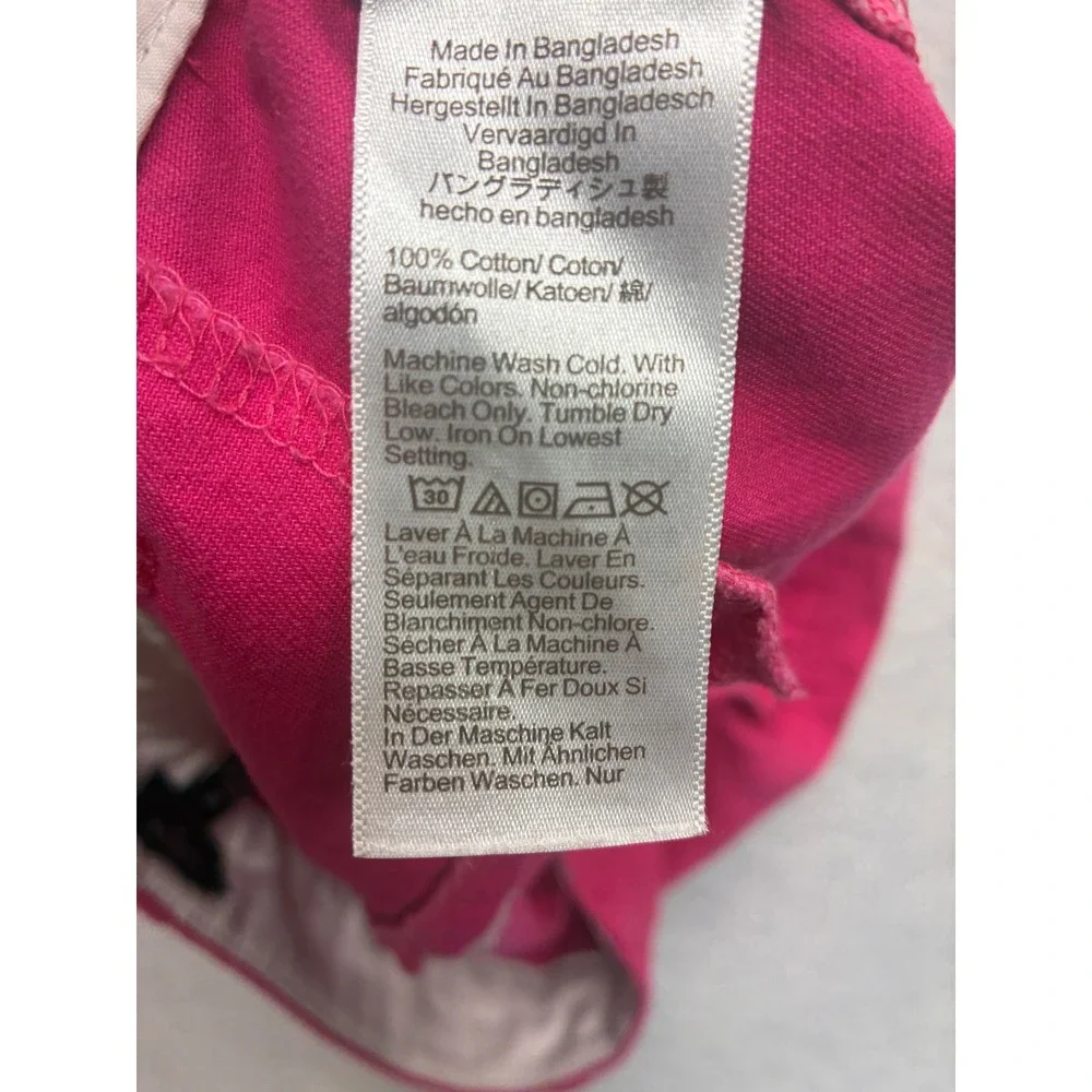 J.Crew Modern Chino Shorts Barbiecore Preppy Cotton - 6 Pink